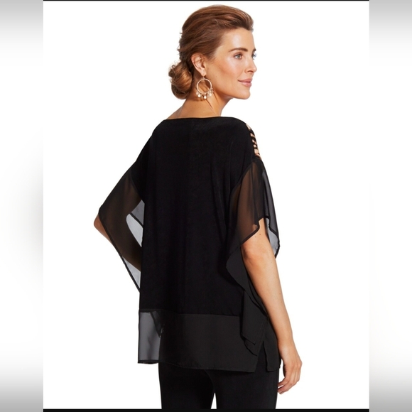 Chico's Animal Print Blouse - Picture 8 of 9